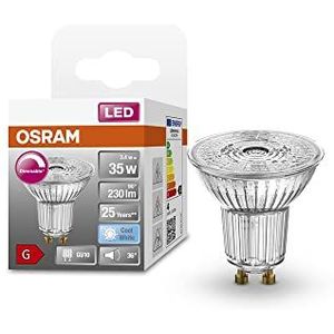 6x Osram GU10 LED spot | 2700K | Dimbaar | 3.4W (35W)