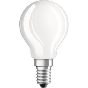 OSRAM LED lamp | Lampvoet: E14 | Warm wit | 2700 K | 4 W | mat | LED BASE CLASSIC P [Energie-efficiëntieklasse A++]