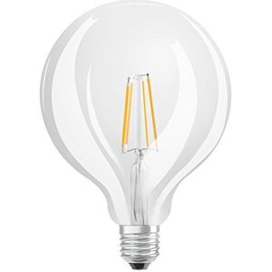 OSRAM LED lamp | Lampvoet: E27 | afstembaar Warm wit | 2200…2700 K | 7 W | helder | LED SUPERSTAR CLASSIC GLOBE GLOWdim [Energie-efficiëntieklasse A++] | 4 stuks