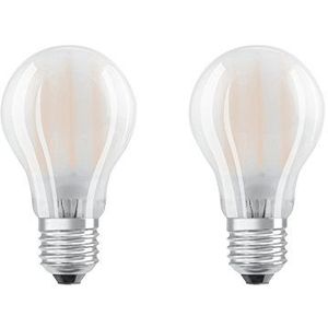 OSRAM LED lamp | Lampvoet: E27 | Koel wit | 4000 K | 7,50 W | mat | LED Retrofit CLASSIC A [Energie-efficiëntieklasse A++]