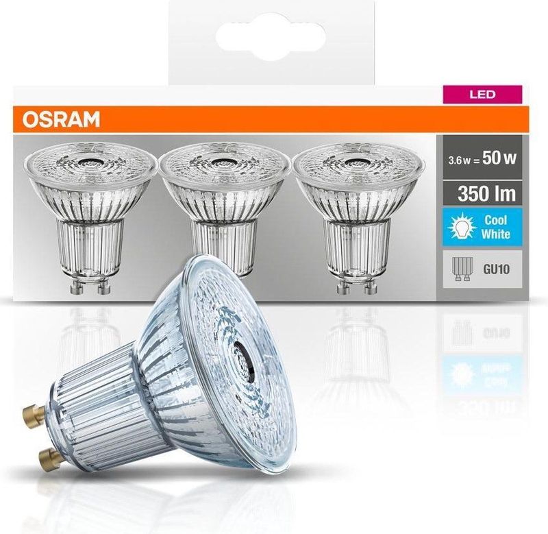 Osram - Verlichtingsmiddel - PAR16 (GU10) - 4.30 W - 350 lm - 3 x F