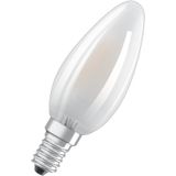 OSRAM LED lamp | Lampvoet: E14 | Warm wit | 2700 K | 4 W | mat | LED BASE CLASSIC B [Energie-efficiëntieklasse A++]