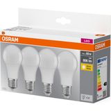 OSRAM - LED Base Classic A - Warm Wit - E27 - 4-Pack