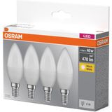 LED Lamp - Kaarsvorm - E14/B22d - Kwikvrij - Schokbestendig