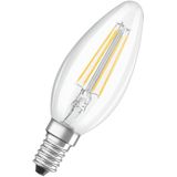 OSRAM ledlamp. Lampfitting: E14, koel wit, 4000K, 4W, helder, Led Base Classic B [energie-efficiëntieklasse A ]