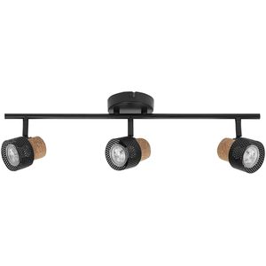 Ledvance LED Armatuur GU10 | DECOR SPOT CORK BLACK 3x3.4W 927 DIM