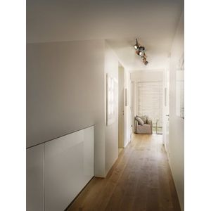 LEDVANCE LED-Deckenleuchte 4058075828742, 4 x GU10, 13,6W, 920lm, 2700K, schwarz
