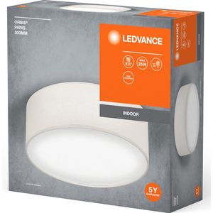LEDVANCE ORBIS PARIS plafondlamp 300mm, beige, E27