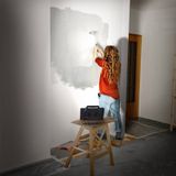 LED-spot Werklamp Value - Zwart - Kunststof - Met Oplaadbare Batterij