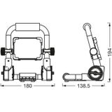 Ledvance worklights value r-stand | 10W 6500K 1000lm 865 IP65