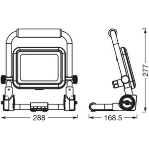 Ledvance LED-Worklight Value R-Stand spot 30W