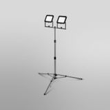 LED Worklight Value Tripod - Zwart - Aluminium - Met 2 LED Spots