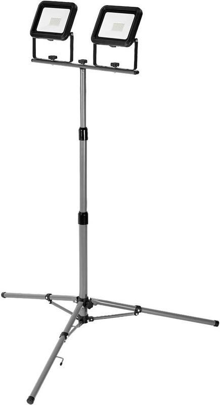 LED Worklight Value Tripod - Zwart - Aluminium - Met 2 LED Spots