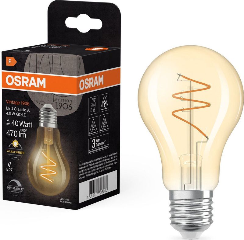 LED Lamp - Vintage Edition - Dimbaar - Glas - Slim Filament Technologie