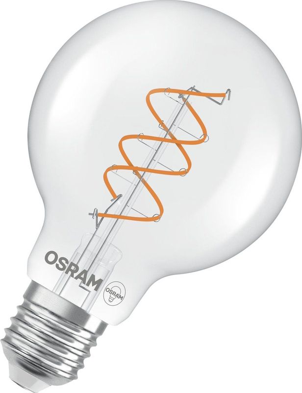 Osram - LED Lamp E27 - Globe G80 - Helder - Filament - Dimbaar - 7.2W