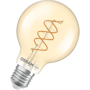 OSRAM Vintage 1906 Globe - LED-Lamp - Goudkleurig Glas - Dimbaar - E27 Fitting