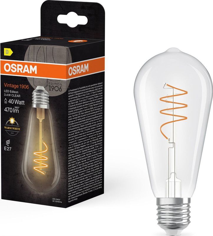 LED-Lamp - Helder Glas - Energiebesparend - 3,4 W - 470 Lumen