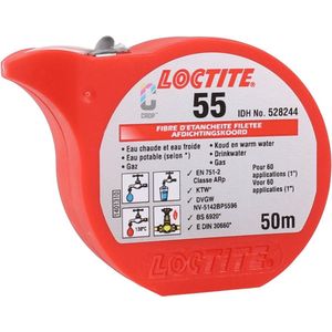 LOCTITE 55 Afdichtingskoord Wit 50 meter Rol