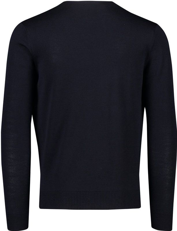 Maerz - Vest - Donkerblauw - Effen - Wol