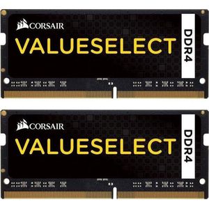 Corsair - Laptopgeheugen - ValueSelect - CMSO16GX4M2A2133C15 - 16GB - DDR4 - SODIMM - 2133 MHz - 2 x 8 GB