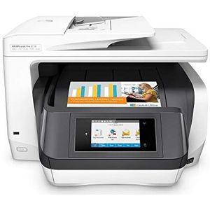 HP OfficeJet Pro 8730 All-in-One Printer, Draadloze Wifi kleuren inktjet printer voor thuis (Printen, kopiëren, scannen, faxen)