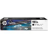HP 981A Inktcartridge Zwart, Standaard Capaciteit (J3M71A) origineel van HP
