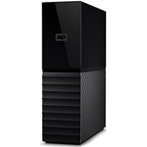 WD My Book 6 TB Desktopopslag (SuperSpeed USB-poort, 256-bits AES-hardwareversleuteling, met software voor apparaatbeheer, back-up en wachtwoordbeveiliging, 3 jaar beperkte garantie) Zwart