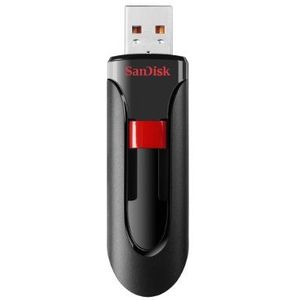 SanDisk Cruzer Glide 2.0 USB-stick 128 GB (delen, opslaan en beschermen van bestanden, SecureAccess-software, 128-bits AES-codering, wachtwoordbeveiliging)