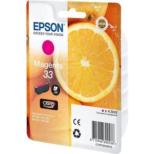 Epson Originele 33 inkt oranje (XP-530 XP-630 XP-635 XP-830 XP-540 XP-640 XP-645 XP-900 XP-7100, Amazon Dash Replenishment-compatibel) magenta