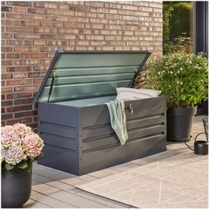 Home Deluxe Metallaufbewahrungsbox Megabox, XL 400 Liter