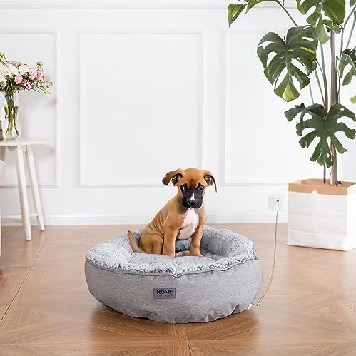 Home Deluxe - Beheizbares Haustierbett comfy - 50 x 50 cm Tierbett Haustierbett Katzenbett Hundebett