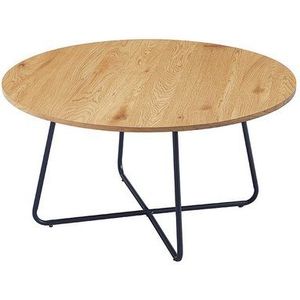 Couchtisch Rund novara - 88 x 47 cm Farbe: Oiled Oak Sofatisch Wohnzimmertisch - Home Deluxe