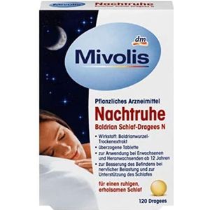 Nachtrust Valeriaan Sleep Dragees N - Voor Verbetering van het Beven bij Nervale Inspanning - Voor een Rustige, Verkwikkende Slaap - Ter ondersteuning van de Slaap - 120 Dragees