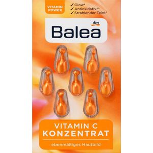 DM Balea Vitamine C-concentraat (7 stuks) - Huidverzorging - Skin-care - Gezichtsverzorging - Concentraat - Vitamine C - Antioxidant - Vitamine E