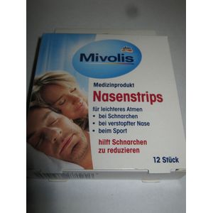 Mivolis anti-snurk Neuspleisters 12 stuks