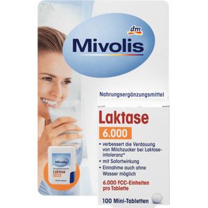 Mivolis Lactase tabletten 6000 - Lactose Intolerantie - 100 tabletten