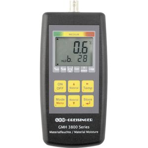 Greisinger GMH3831 Materiaalvochtmeter Meetbereik bouwvochtigheid 0 tot 100 %Vol. Meetbereik houtvochtigheid (bereik) 0 tot 100 %Vol. Temperatuurmeting, Voor