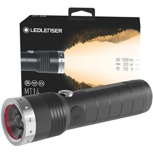 Ledlenser MT14 - Zaklamp - Oplaadbaar - Outdoor - Zwart - 1.000 lumen