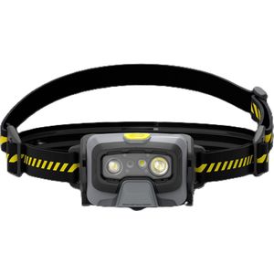 Ledlenser HF6R WORK - hoofdlamp - oplaadbaar - 800 lumen - IP68 - batterij vooraan - digitale focus