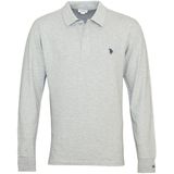 U.S. POLO ASSN. - Poloshirt - Grijs Gemêleerd - Lange Mouw