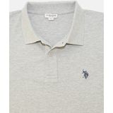 U.S. POLO ASSN. - Poloshirt - Grijs Gemêleerd - Lange Mouw