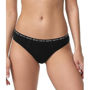 Nur Die - Perioden Ondergoed - Zwart - Slip - Biologisch Katoen - Normale Bloeding