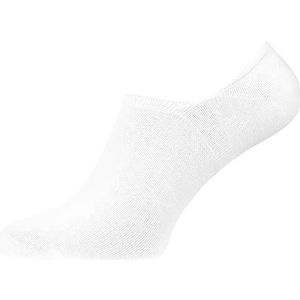 Nur Der Heren bamboe sneaker voetsokken, wit, standaard