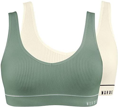 NUR DIE Damen Bustier Retro 2er Pack
