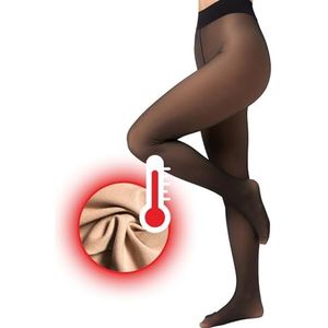 Nur Die - Panty's - Zwart - 80 DEN - Warme Transparante Panty's