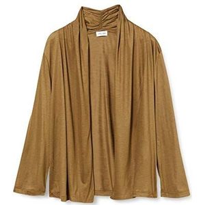 Gerry Weber Damesjas van jersey met lange mouwen, gebreide stof, effen, kaki, 40