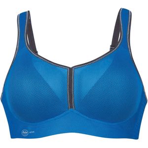Anita - Active Air Control - Sport Bh - Antraciet - Voorgevormd, Ademend, 49% Polyamide
