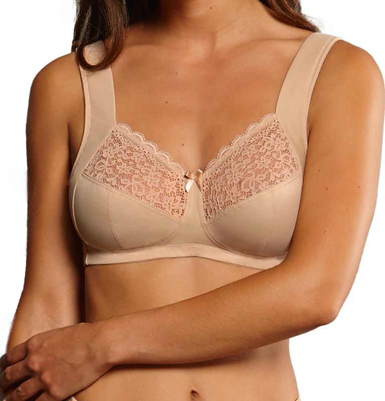 Rosa Faia Ondersteuning van de Havana beha zonder beugel voor dames (1 stuk), Woestijn