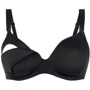 Anita - Miss Anita - Voedings-bh - Zwart - Ademend Materiaal - Naadloos