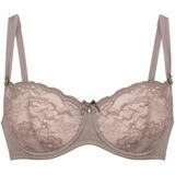 Balconette Bh - Luxe Kant - Verstelbare Bandjes - Zwart